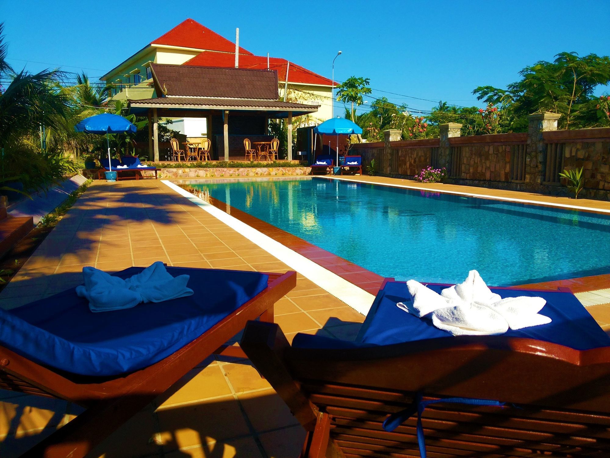 Au Paradis Bleu Kep Extérieur photo