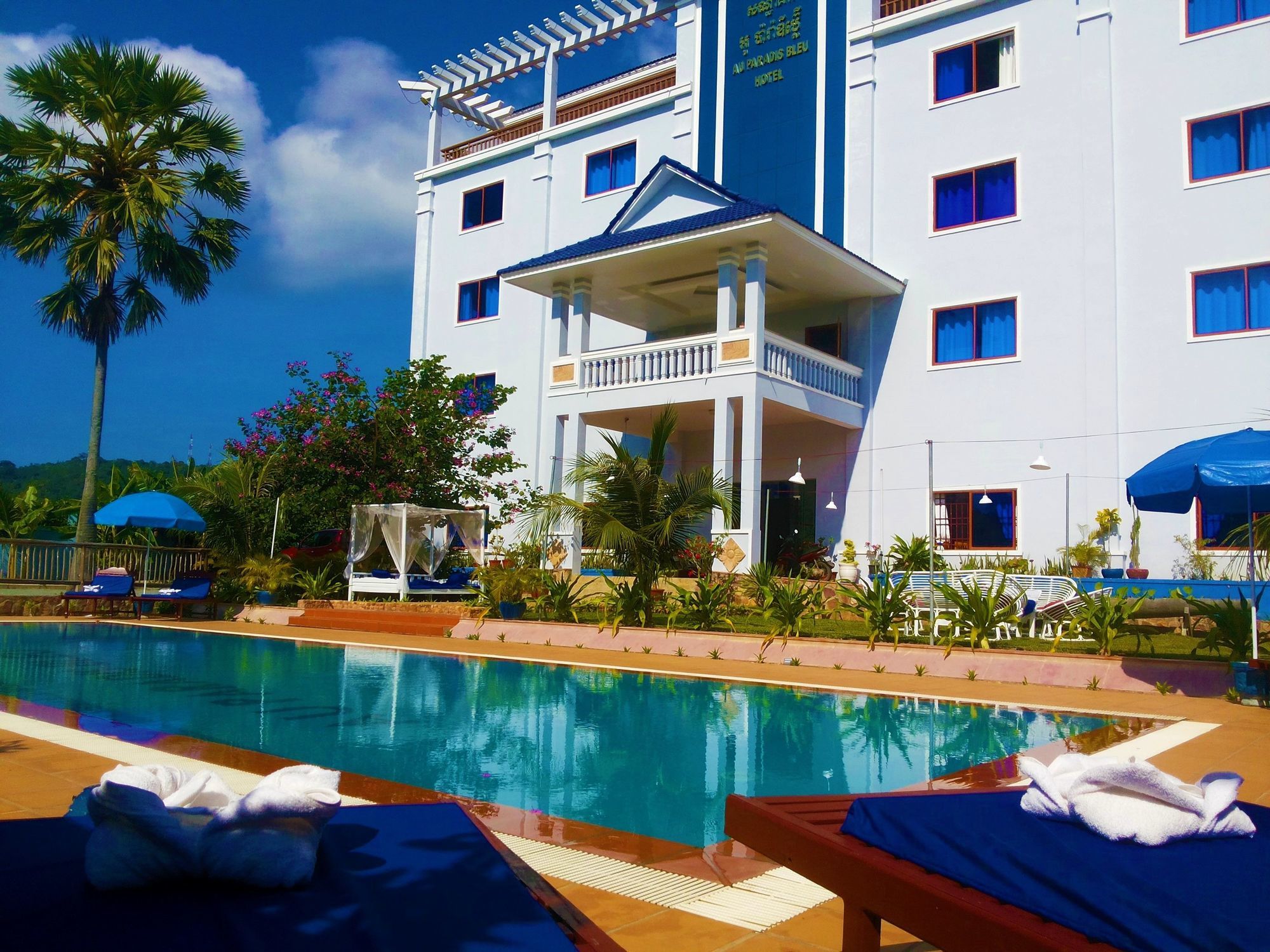 Au Paradis Bleu Kep Extérieur photo