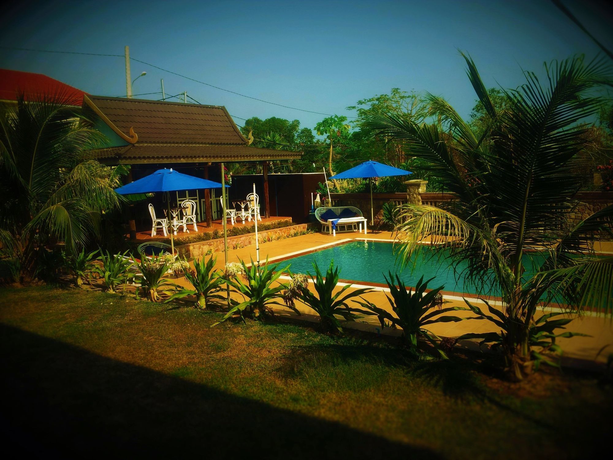 Au Paradis Bleu Kep Extérieur photo